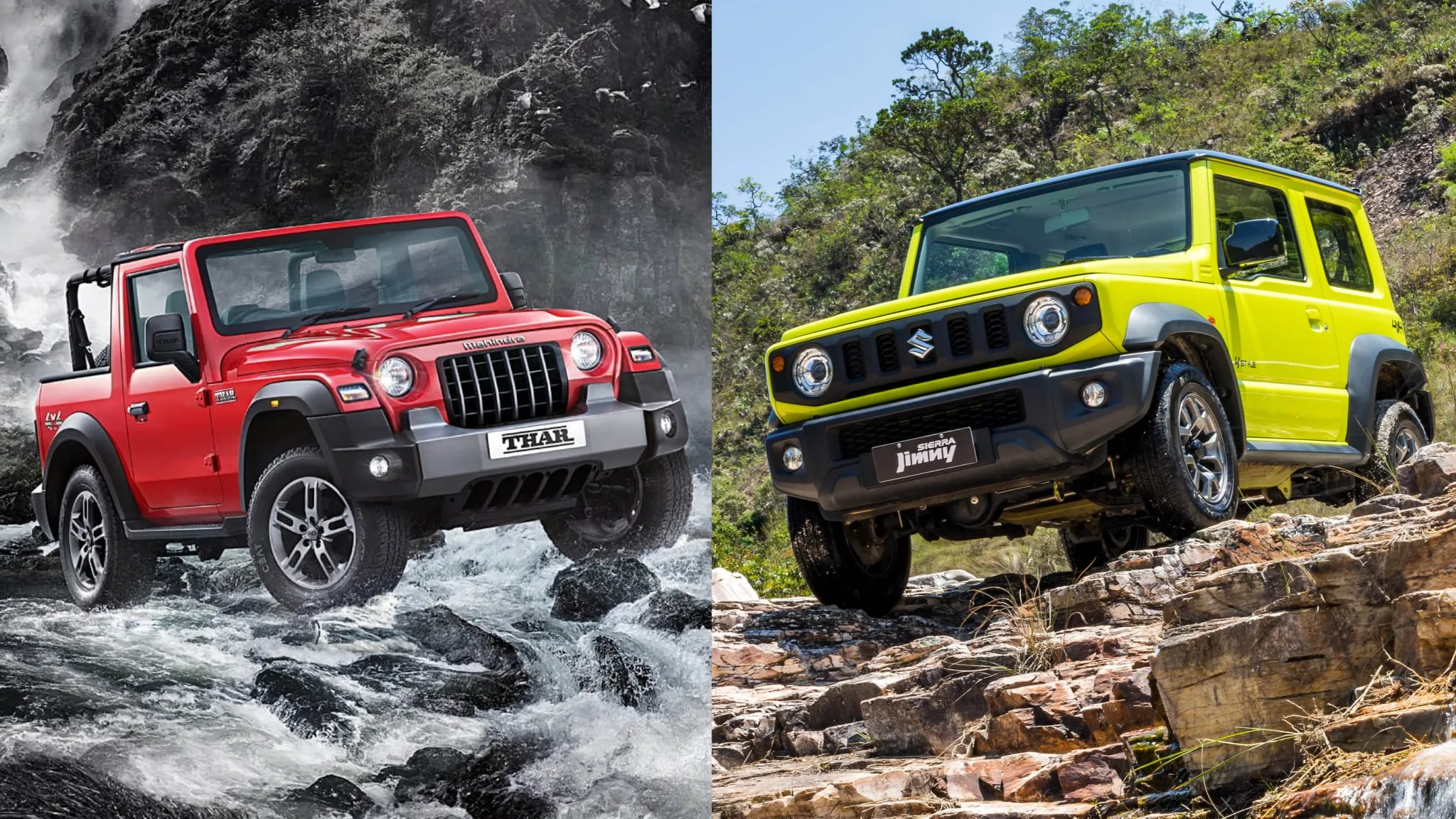 Clash of Titans: Jimny vs. Thar – A Walkaround Comparison