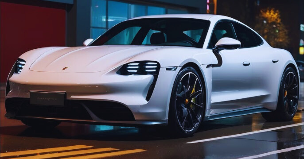 Porsche Taycan facelift debuts in India with a 678 km range at Auto Expo 2025.